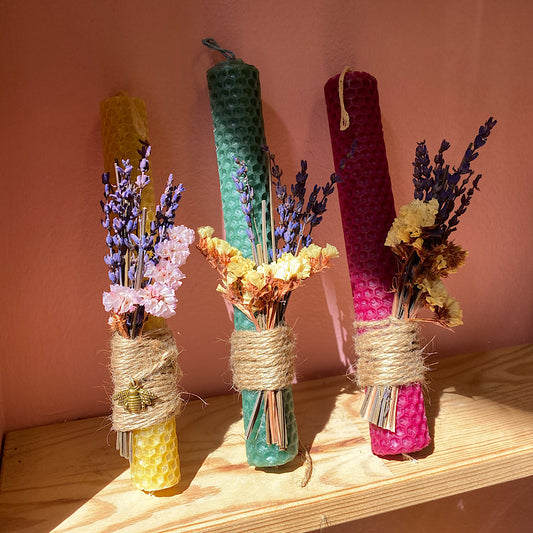 Λαμπάδα Bee & Flowers