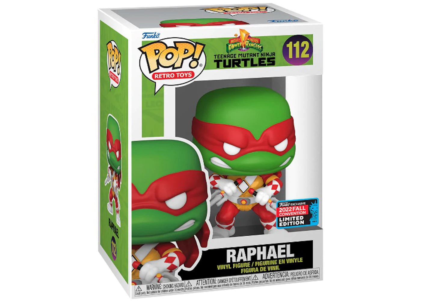 Funko Pop! Retro Toys: Raphael (2022 Fall Convention Limited Edition) #112