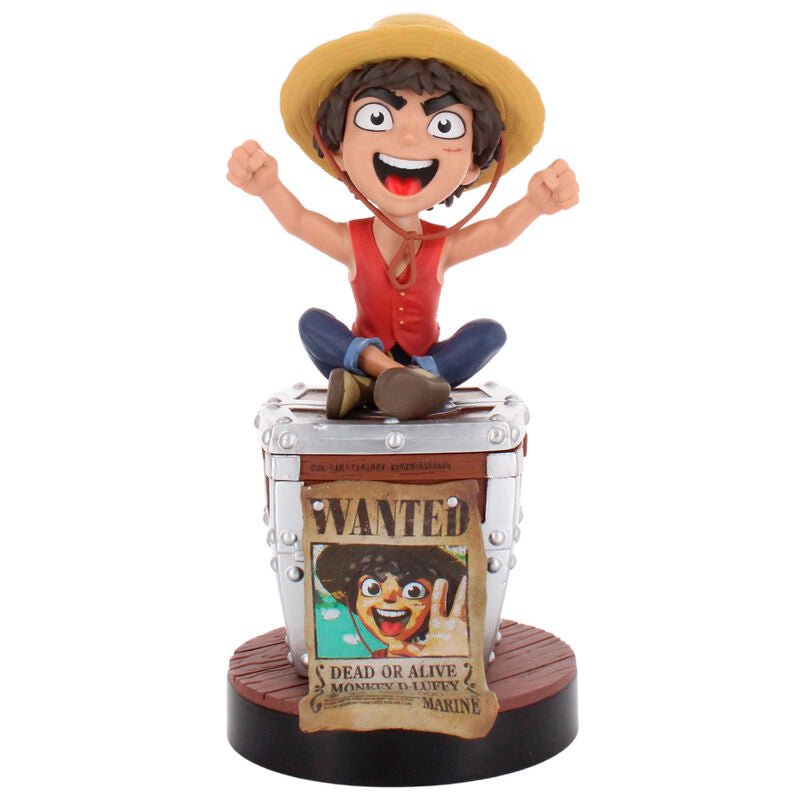 Φιγούρα Cable Guys: One Piece Luffy 'Wanted Poster'Cable Guys Original Controller and Phone